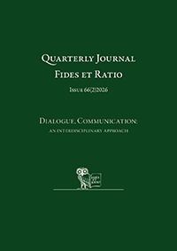 Quarterly Journal Fides et Ratio. Issue 66(2)2026. Dialogue, Communication: An Interdisciplinary Approach